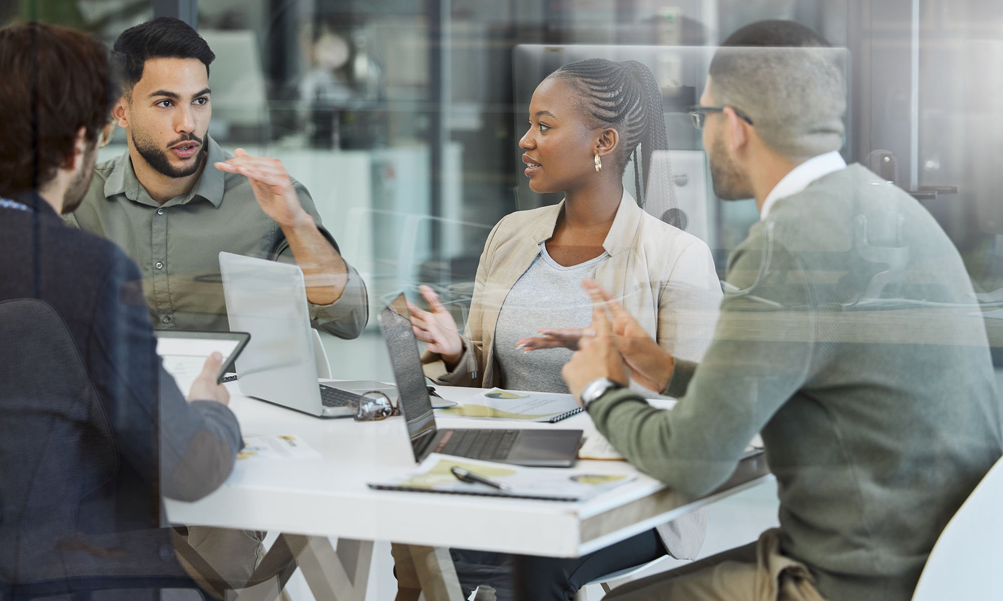 diverse group of coworkers